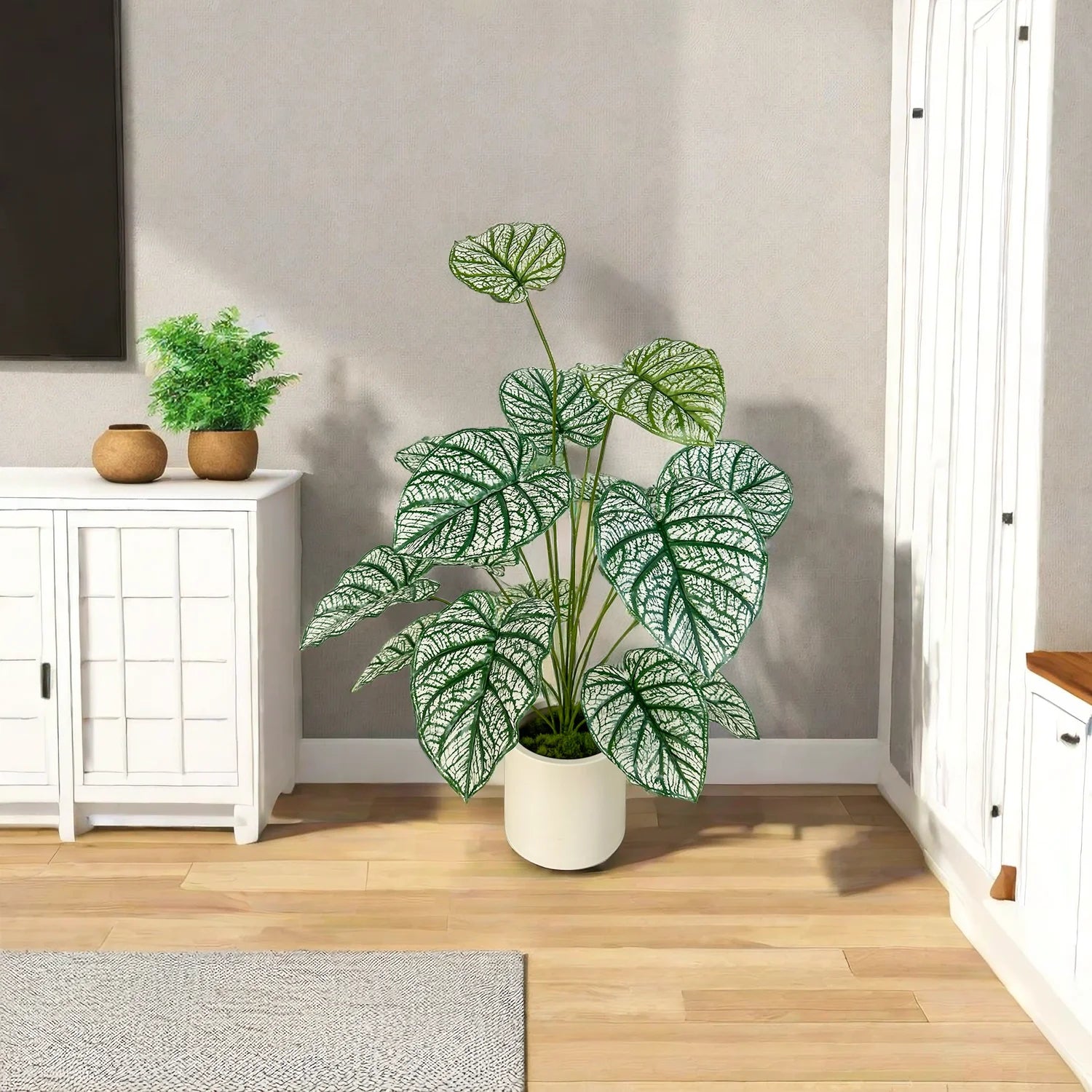 Planta Artificial Monstera, Ramo Realista Ornamental