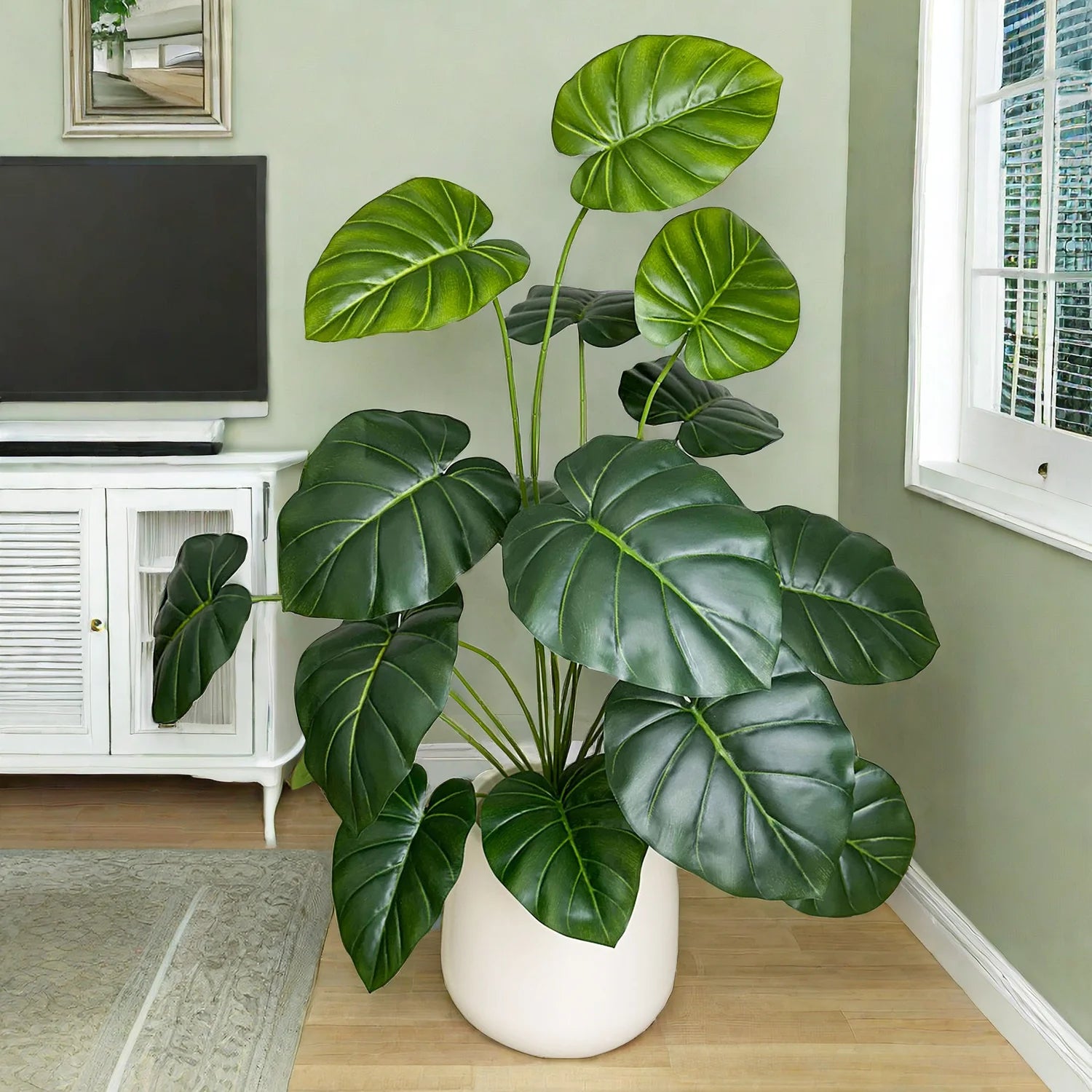 Planta Artificial Monstera, Ramo Realista Ornamental