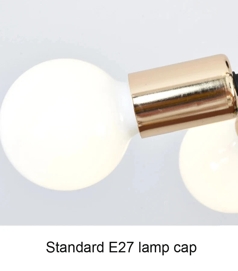 Vintage lâmpada led Teto Múltiplo 6 Cabeças E27