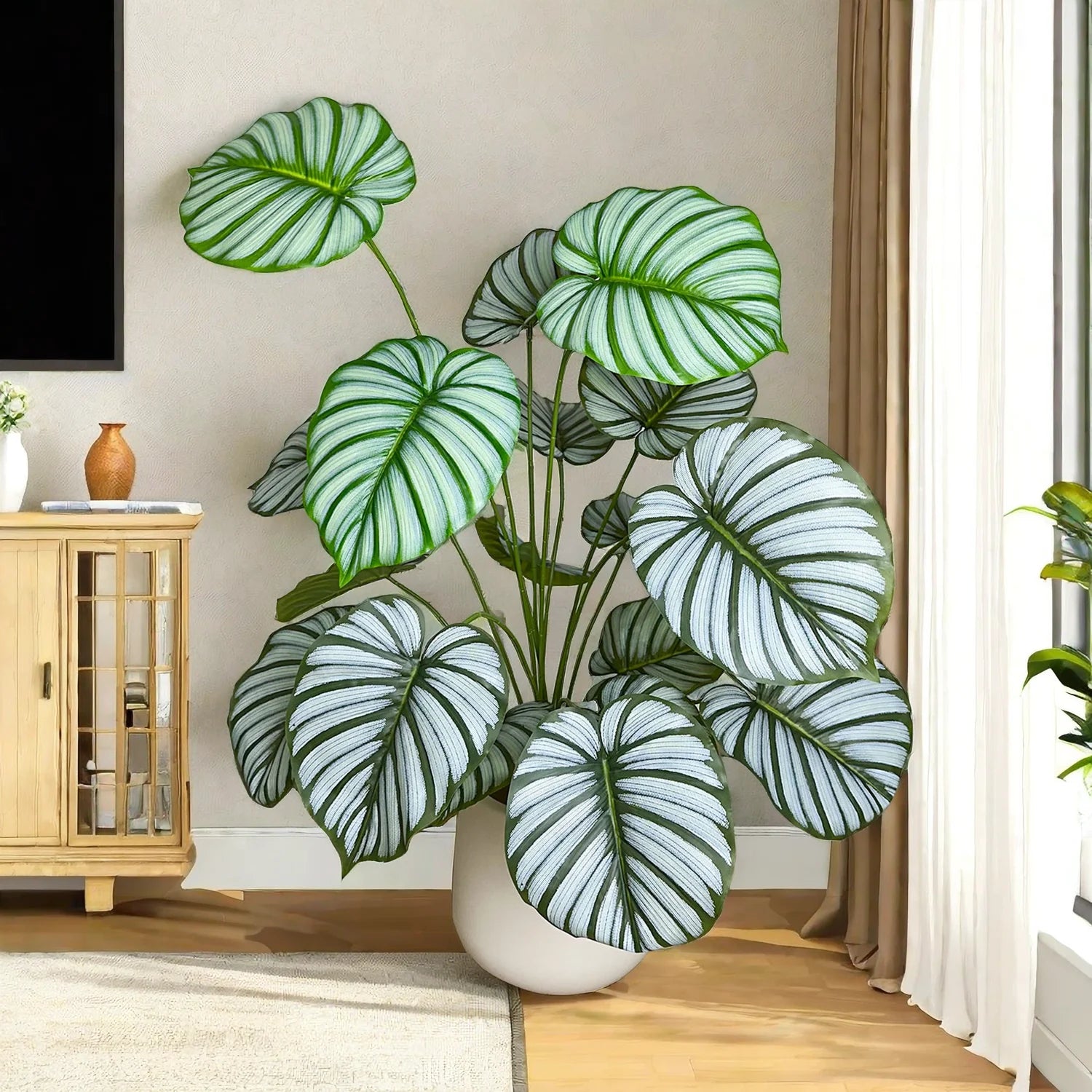 Planta Artificial Monstera, Ramo Realista Ornamental